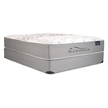 Queen Firm Hybrid Mattress and Foundation